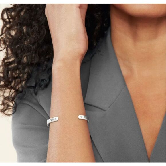 Keep F**king Going Inspirational Cuff Bracelet with Hidden Message Mantra - Picture 5 of 9